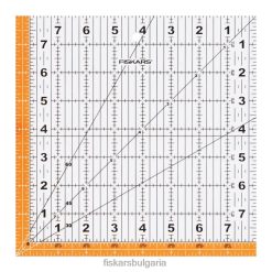 инструмент Fiskars квадратна акрилна линийка (8,5" x 8,5") 8V6H6499