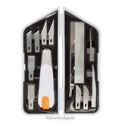 инструмент Fiskars тежък комплект ножове с лесна смяна на детайли (11 остриета) 8V6H6362