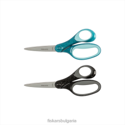 инструмент Fiskars ученически блестящи ножици с мека ръкохватка (7 инча) 2 оп 8V6H646